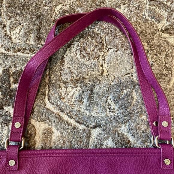 Thirty One TOWNSFAIR REVERSIBLE TOTE -PALACE OF JEWELLS PEBBLE Purse Bag Purple - Picture 10 of 12
